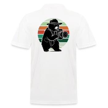 Ours, Photographe de paysage, Photographe de nature - Polo Homme - blanc - Dos - Kai (181cm)