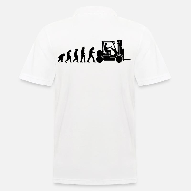 Gabelstaplerfahrer Lagerleiter Lagerist - Männer Poloshirt - Weiß