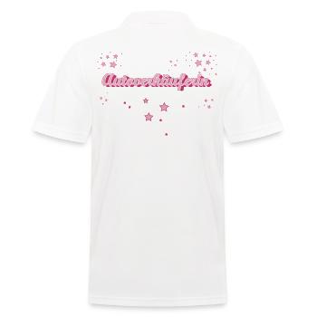 Autohändler Abschluss-Geschenk Autoverkäuferin - Männer Poloshirt - Weiß - Hinten - Kai (181cm)