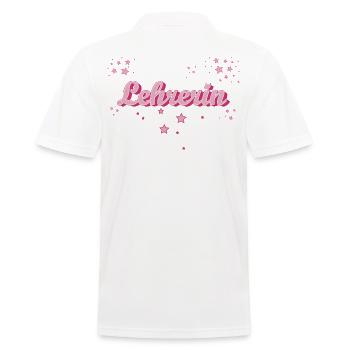 Schule Abschluss-Geschenk Lehrerin - Männer Poloshirt - Weiß - Hinten - Kai (181cm)