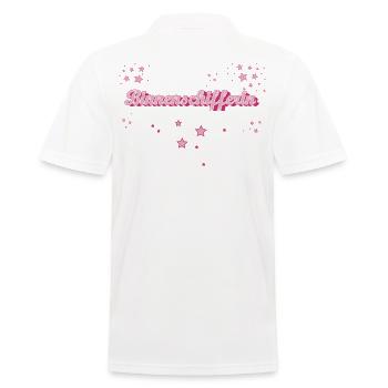 Schiffe Abschluss-Geschenk Binnenschifferin - Männer Poloshirt - Weiß - Hinten - Kai (181cm)