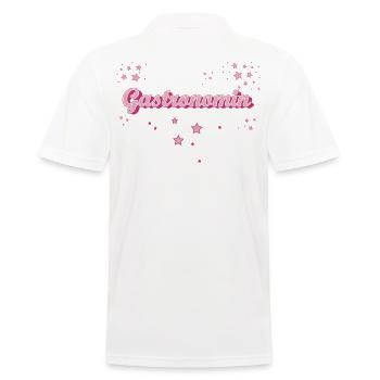 Restaurant Wirt Koch Abschluss-Geschenk - Männer Poloshirt - Weiß - Hinten - Kai (181cm)
