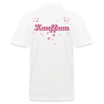 Einzelhändler Abschluss-Geschenk Kauffrau - Männer Poloshirt - Weiß - Hinten - Kai (181cm)