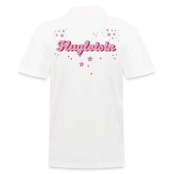 Flugzeug-Lotse Abschluss-Geschenk Fluglotsin - Männer Poloshirt - Weiß - Hinten - Kai (181cm)