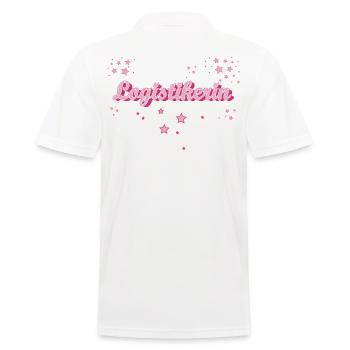 Logistik Abschluss-Geschenk Logistikerin - Männer Poloshirt - Weiß - Hinten - Kai (181cm)