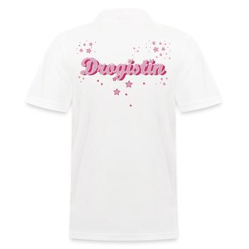 Apotheker Abschluss-Geschenk Drogistin - Männer Poloshirt - Weiß - Hinten - Kai (181cm)