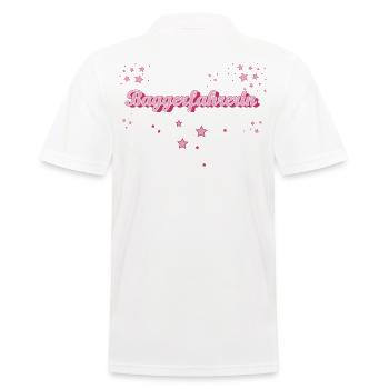 Bagger-Fahrer Abschluss-Geschenk Baggerfahrerin - Männer Poloshirt - Weiß - Hinten - Kai (181cm)