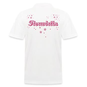 Tierpfleger Abschluss-Geschenk Tierwirtin - Männer Poloshirt - Weiß - Hinten - Kai (181cm)