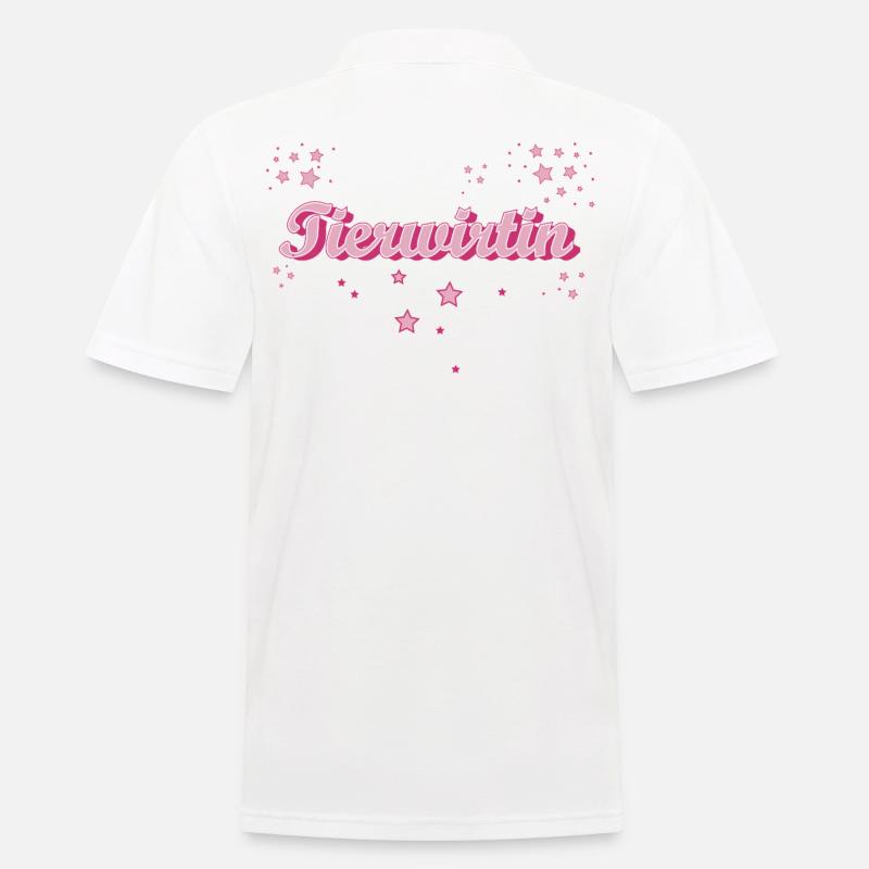 Tierpfleger Abschluss-Geschenk Tierwirtin - Männer Poloshirt - Weiß