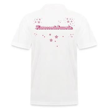 Autoschlosser Abschluss-Geschenk Karosseriebauerin - Männer Poloshirt - Weiß - Hinten - Kai (181cm)