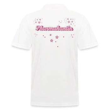 Pharmazeut Abschluss-Geschenk Pharmakantin - Männer Poloshirt - Weiß - Hinten - Kai (181cm)