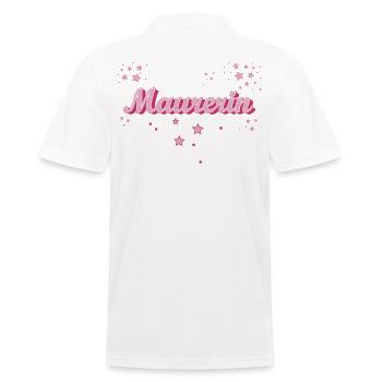 Maurer Abschluss-Geschenk Handwerker Maurerin - Männer Poloshirt - Weiß - Hinten - Kai (181cm)