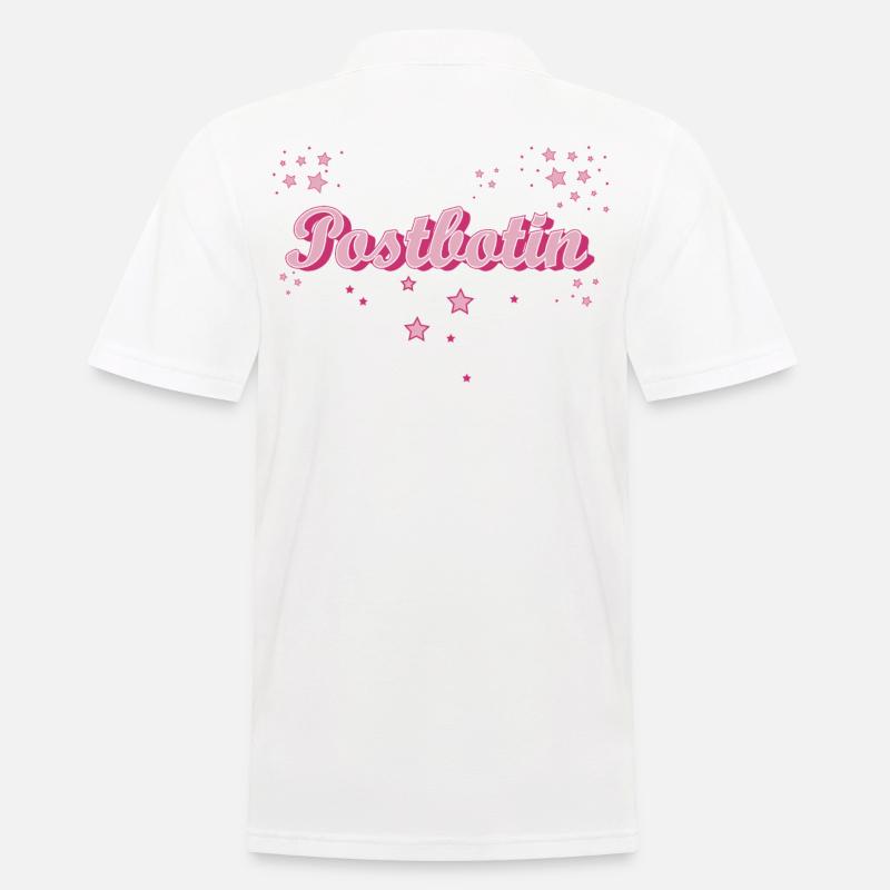 Postboten Abschluss-Geschenk Postbote Postbotin - Männer Poloshirt - Weiß