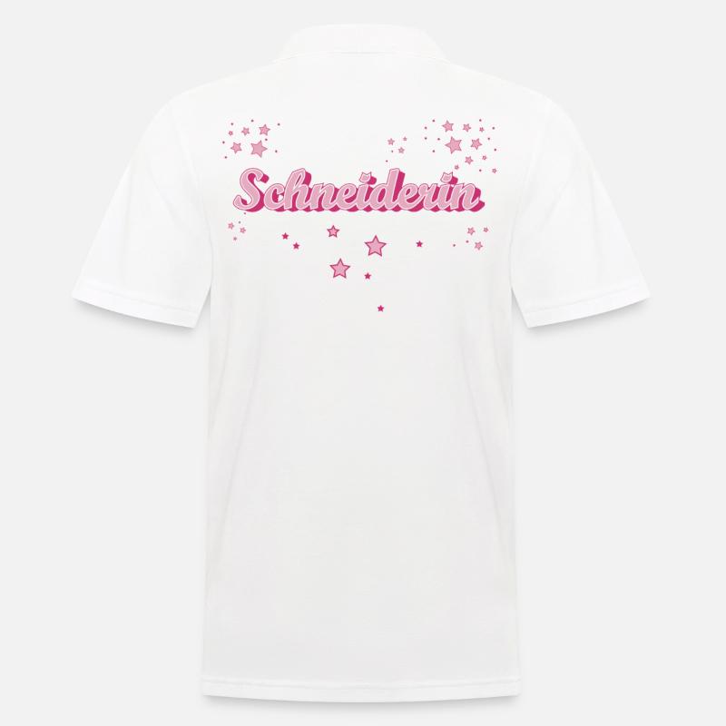 Schneidern Abschluss-Geschenk Textil-Schneiderin - Männer Poloshirt - Weiß