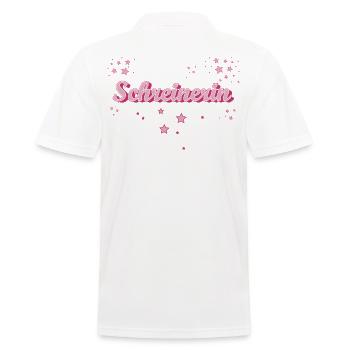 Schreiner Abschluss-Geschenk Schreinerin - Männer Poloshirt - Weiß - Hinten - Kai (181cm)