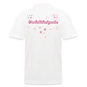 Technischer Abschluss-Geschenk Produktdesignerin - Männer Poloshirt - Weiß - Hinten - Kai (181cm)