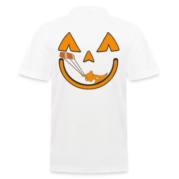 Kitesurf Kiteboard Kitesurfen Kitesurf Halloween - Männer Poloshirt - Weiß - Hinten - Kai (181cm)