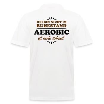 Pensionné Retraité Aérobic - Polo Homme - blanc - Dos - Kai (181cm)