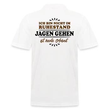 Retraité Retraité Hunter - Polo Homme - blanc - Dos - Kai (181cm)