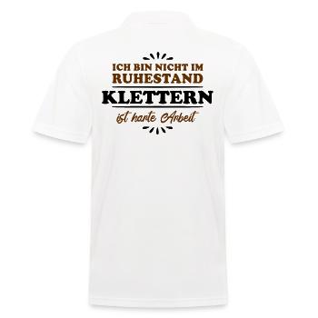 Retraité Retraité Grimpeur - Polo Homme - blanc - Dos - Kai (181cm)