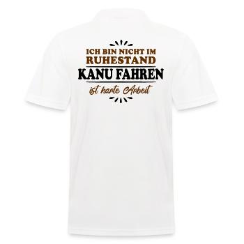 Retraité Retraité Canoéiste - Polo Homme - blanc - Dos - Kai (181cm)