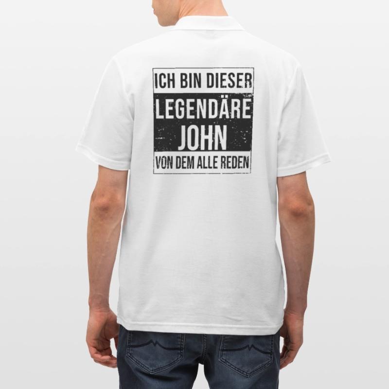 I'm this legendary for John Men's Polo Shirt