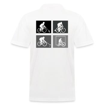 Cyclisme Cyclisme Polo Cycliste Polo Jeux de Cyclisme - Polo Homme - blanc - Dos - Kai (181cm)