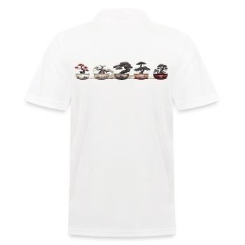 Bonsai Tree Plants Bonsai Tree Bonsai - Men's Polo Shirt - white - Back - Kai (181cm)