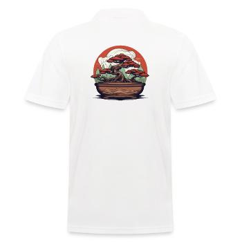 Bonsai Tree Plants Bonsai Tree Bonsai - Men's Polo Shirt - white - Back - Kai (181cm)