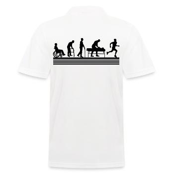 Physiotherapy Chiropractor Physio-masseur - Men's Polo Shirt - white - Back - Kai (181cm)