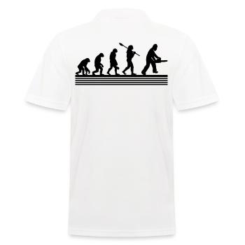 Tronçonneuse Paysagiste Tronçonneuse - Polo Homme - blanc - Dos - Kai (181cm)
