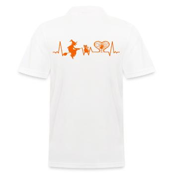 Halloween Mystique Gothique Sorcière Occulte - Polo Homme - blanc - Dos - Kai (181cm)