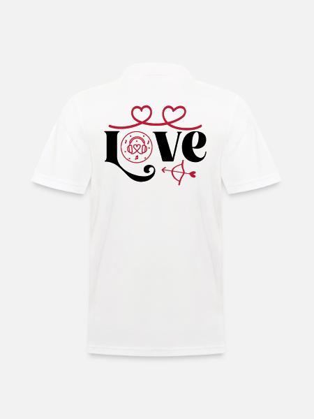 Hardcore-Rave Raver DJ House-EDM Music-LOVE - Männer Poloshirt - Weiß