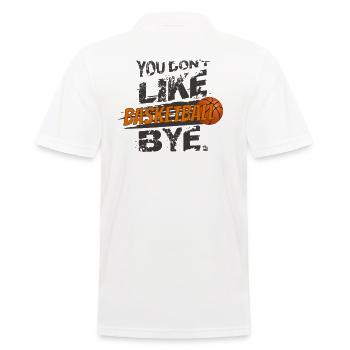 Joueurs de basket-ball "Vous n’aimez pas le basket-ball ? AU REVOIR." - Polo Homme - blanc - Dos - Kai (181cm)