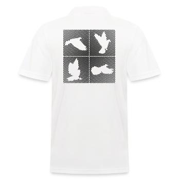 Colombophile colombophile sport pigeon racing accessoires - Polo Homme - blanc - Dos - Kai (181cm)