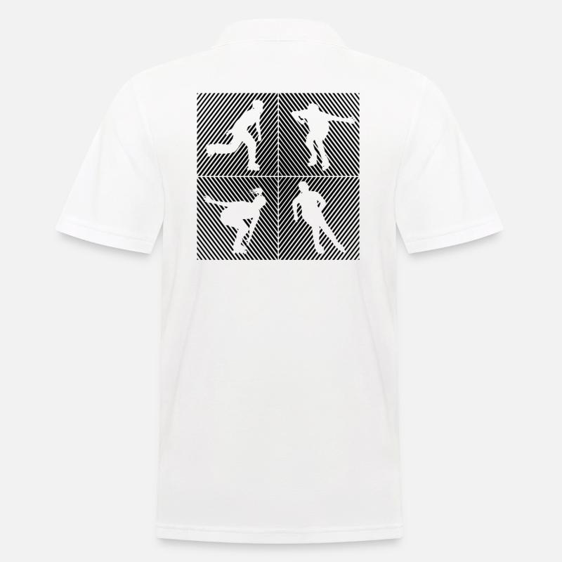 Rollers Rollers Rollers Rollers - Polo Homme - blanc