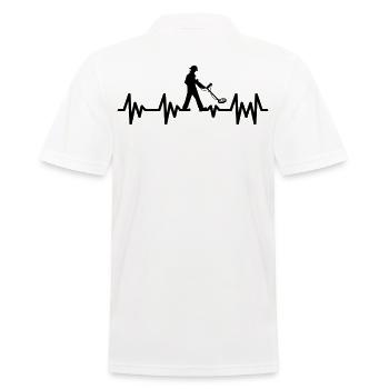Détecteur de métaux Sonde Cardiogam - Polo Homme - blanc - Dos - Kai (181cm)