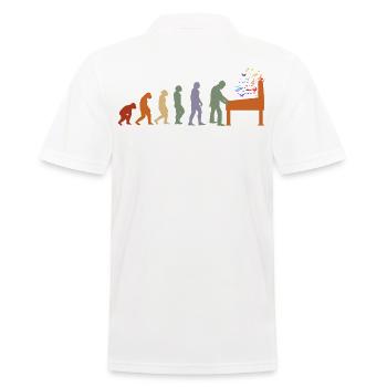 Jeu d'arcade flipper flipper rétro - Polo Homme - blanc - Dos - Kai (181cm)