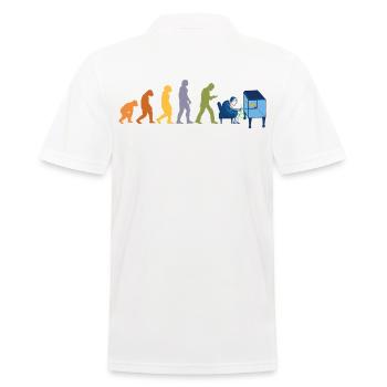 Aquarium Fische Aquarien Aquaristik Evolution - Männer Poloshirt - Weiß - Hinten - Kai (181cm)