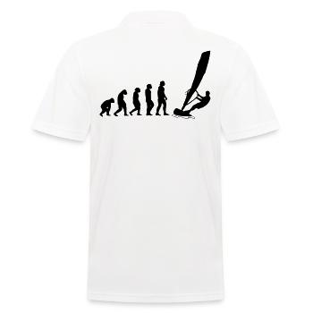 Windsurfing Sail Surfer-boards Windsurfing - Men's Polo Shirt - white - Back - Kai (181cm)