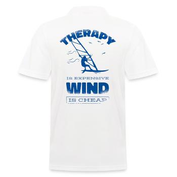Windsurfing Sail Surf Boards Windsurfing Sayings - Men's Polo Shirt - white - Back - Kai (181cm)
