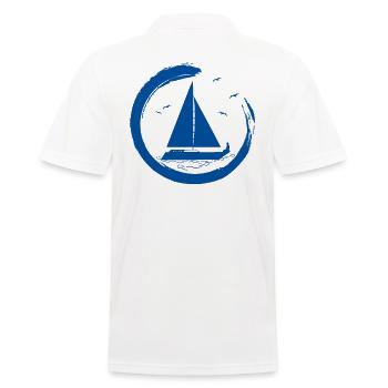 Voile voile bateau Voilier Yacht Yacht - Polo Homme - blanc - Dos - Kai (181cm)