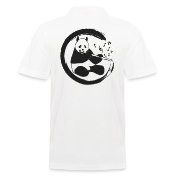 Flûtes Flûtes Musicien Panda Flûte Flûte Flûte Transverse - Polo Homme - blanc - Dos - Kai (181cm)