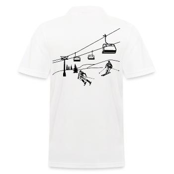 Ski Remontées mécaniques Ski Ski Skis - Polo Homme - blanc - Dos - Kai (181cm)