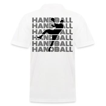 Jeu de handball Joueur de handball Joueur de handball Handball - Polo Homme - blanc - Dos - Kai (181cm)