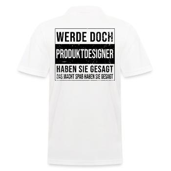 Technischer Geburtstag Arbeit witzige - Männer Poloshirt - Weiß - Hinten - Kai (181cm)