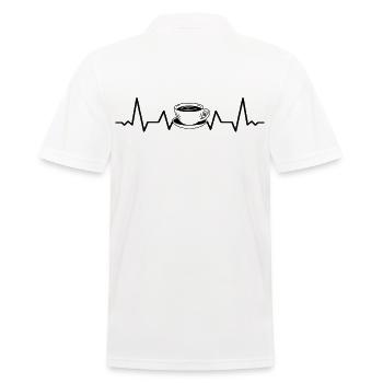 Collection de café Buveur de café Amateurs de café - Polo Homme - blanc - Dos - Kai (181cm)