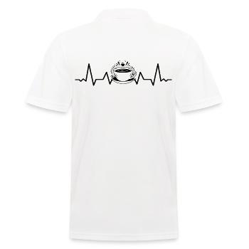 Collection de café Buveur de café Amateurs de café - Polo Homme - blanc - Dos - Kai (181cm)