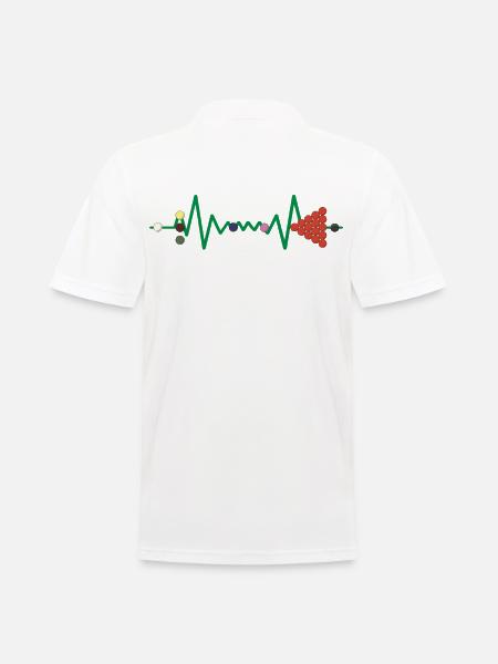 Snooker Game gamer Snooker table Snooker balls - Men's Polo Shirt - white