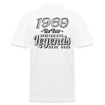 VTT-Mountainbiker 1969 Naissance Anniversaire VTT - Polo Homme - blanc - Dos - Kai (181cm)